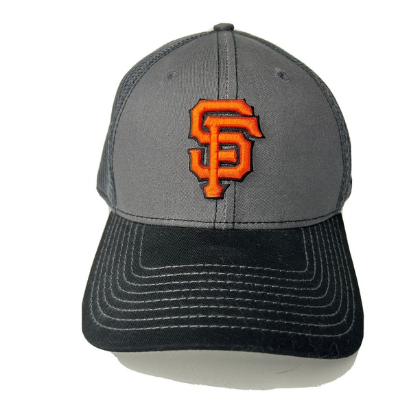 New Era San Francisco Giants MLB Grey Black Fitted Cap 39 Thirty MediumLarge Hat - Picture 1 of 8